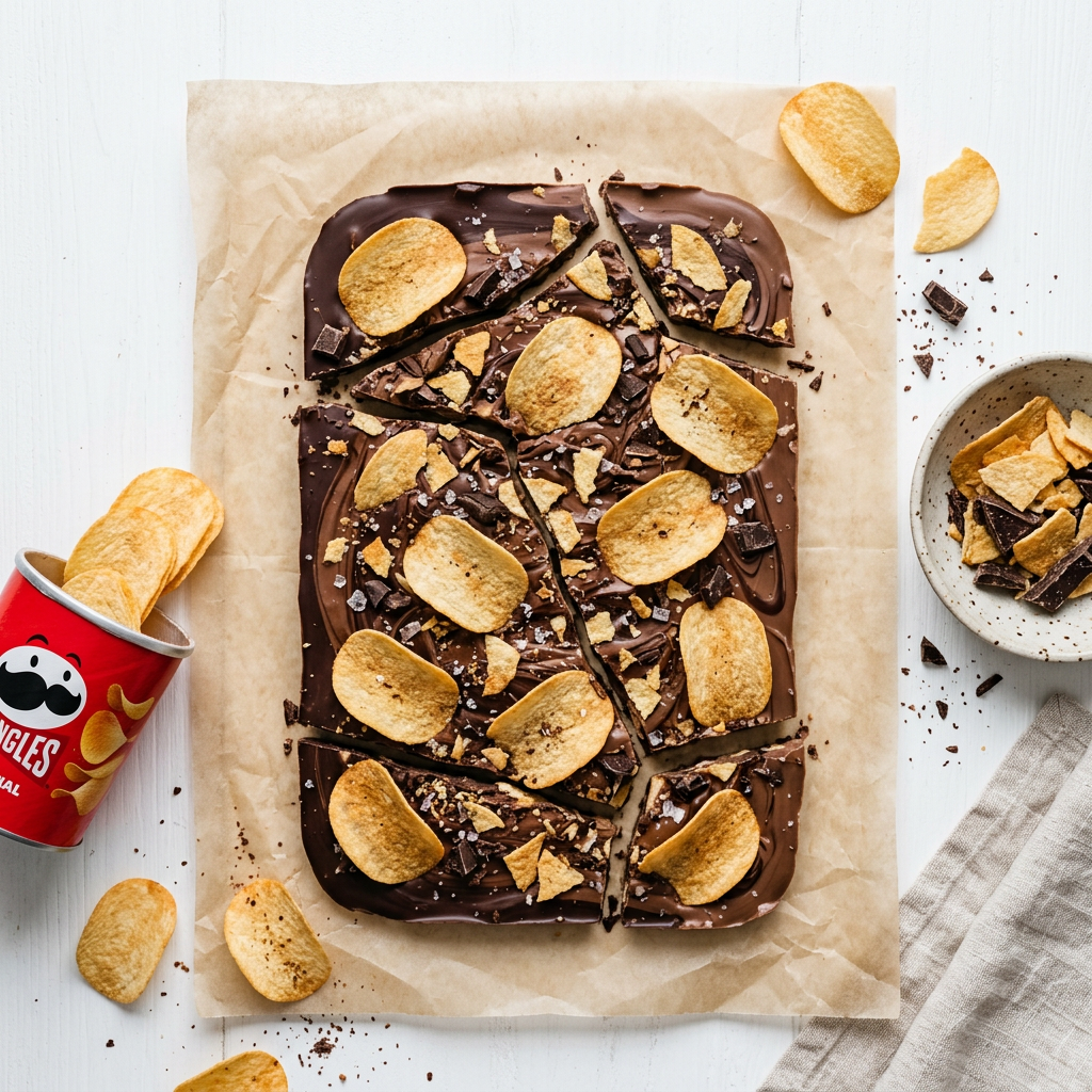 Pringles Chocolate Block viral snack trend