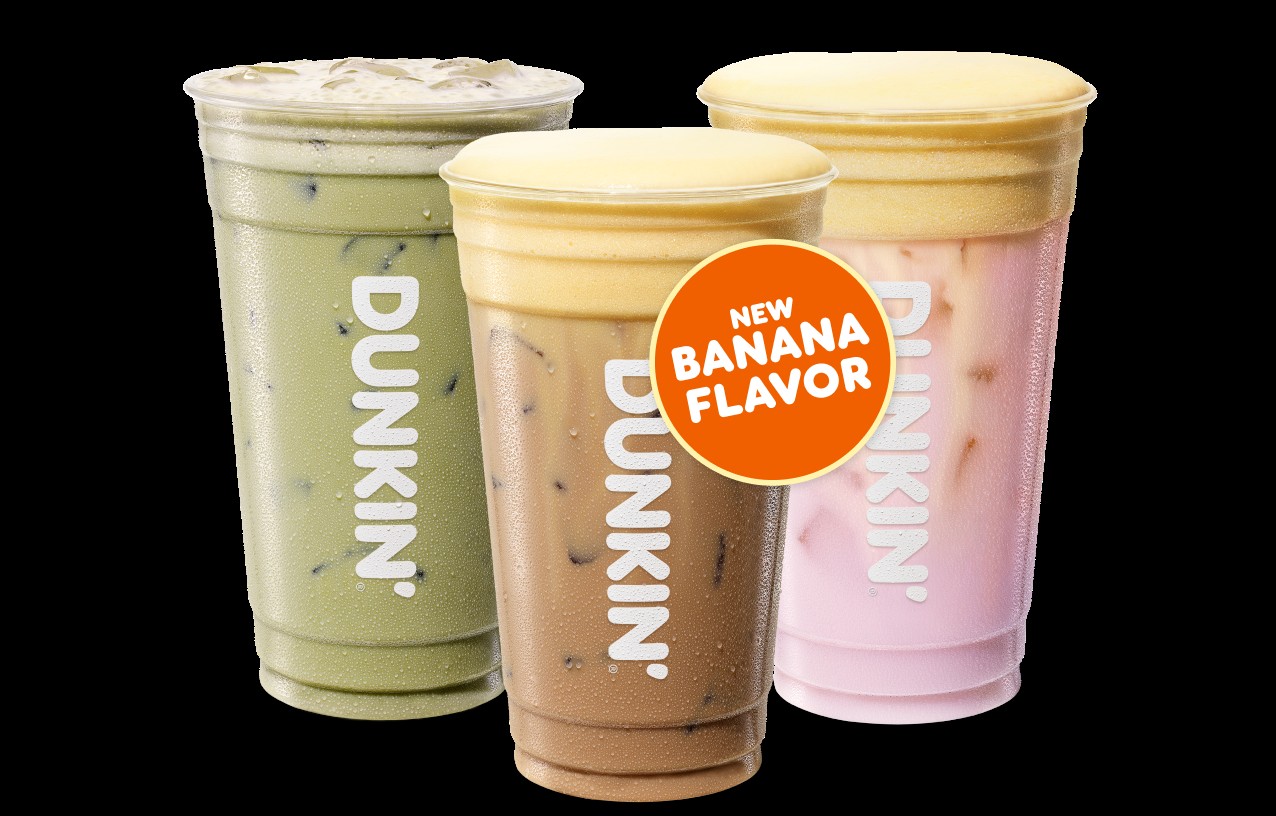 Dunkin's Full Banana Spring Lineup Is Here, Including a Zero-Sugar Energy Drink