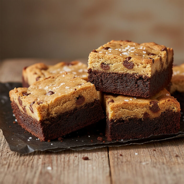 Brown Butter Cookie Dough Brownies
