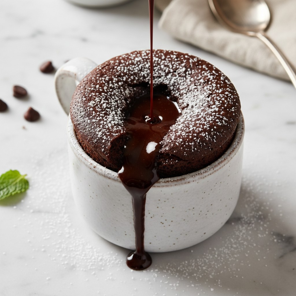 5-Minute Molten Chocolate Mug Cake