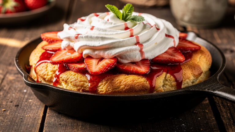 Strawberry Shortcake Skillet (One-Pan, 35 Minutes)