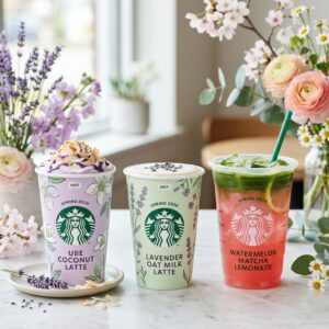 Starbucks Spring 2026 Full Breakdown: Ube, Lavender, and Watermelon Matcha