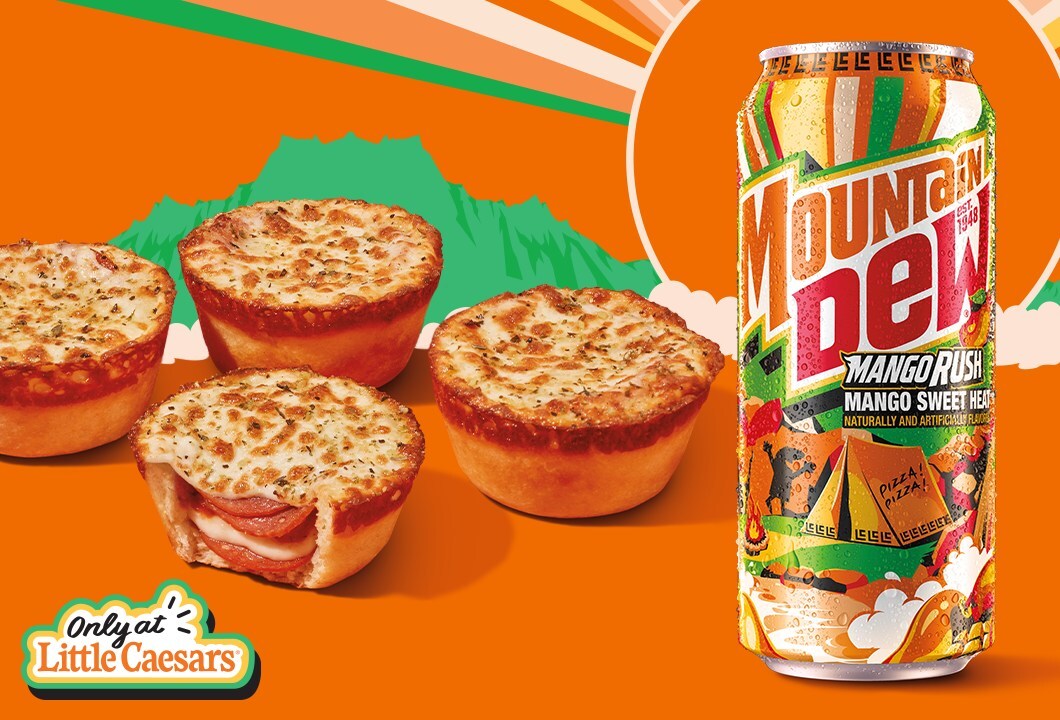 Little Caesars Brings Back Mountain Dew Mango Rush for Summer 2026
