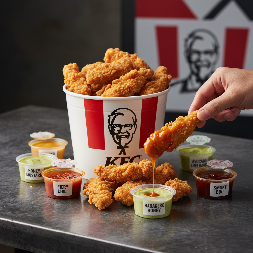 KFC Just Announced 20 New Sauces, Boba Drinks, and a Complete Global Revamp
