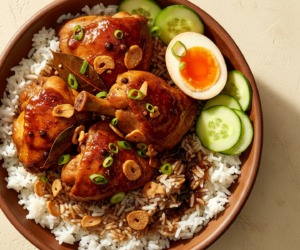 Filipino Chicken Adobo Rice Bowl
