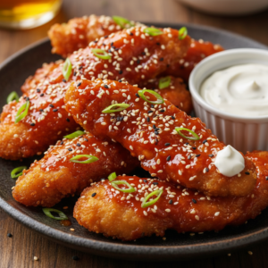 Korean Gochujang Honey Chicken Tenders