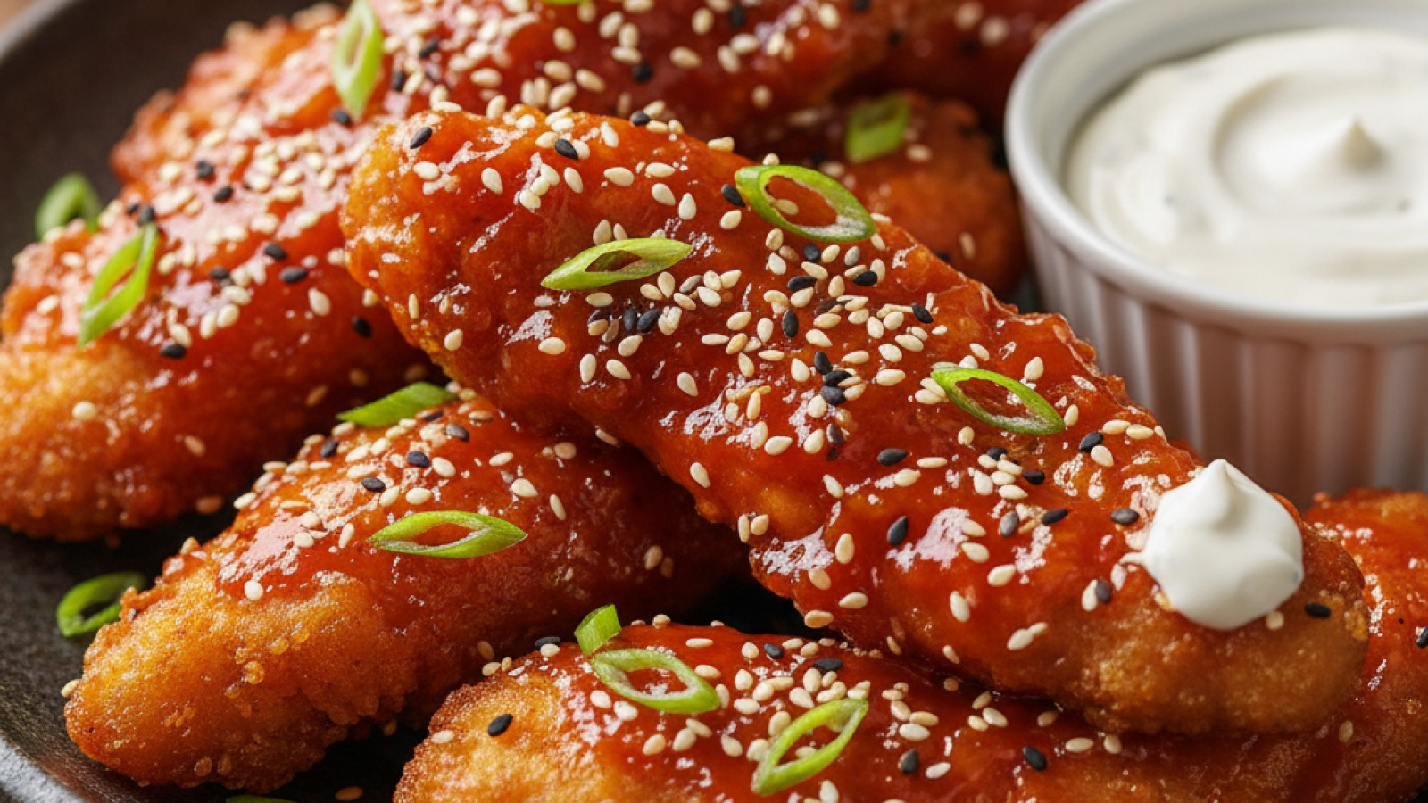 Korean Gochujang Honey Chicken Tenders