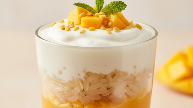 Thai Mango Sticky Rice Parfaits