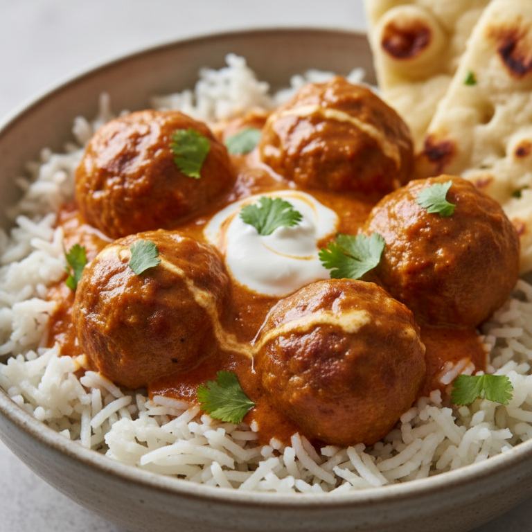 Indian Butter Chicken Meatballs