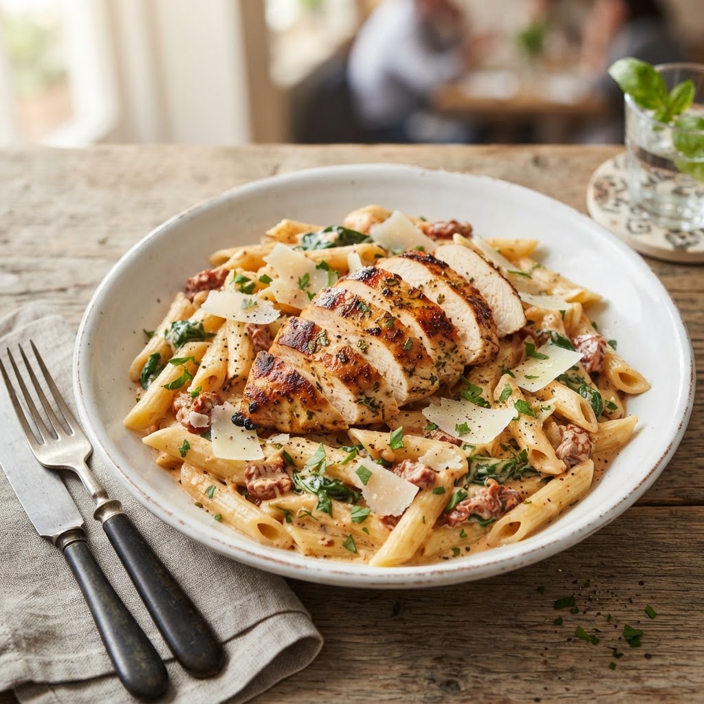 Creamy Tuscan Chicken Pasta