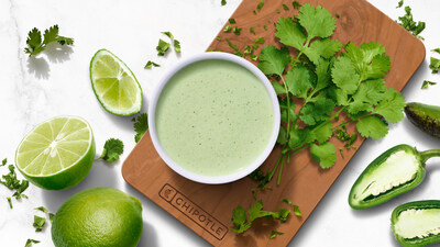 Chipotle Fresh Cilantro Lime Sauce limited time